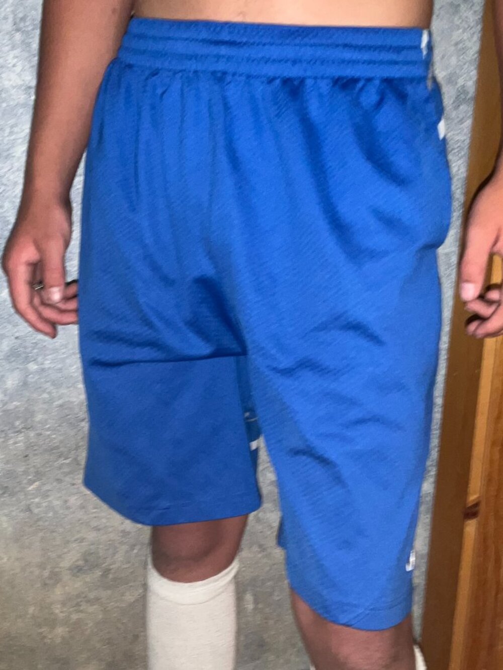 Boy's Nike Blue Athletic Shorts